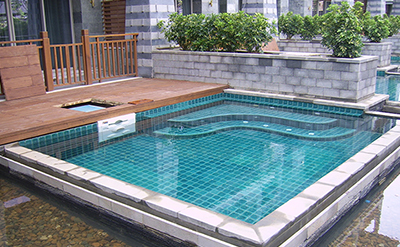 三亚石梅湾艾美度假酒店别墅SPA型泳池