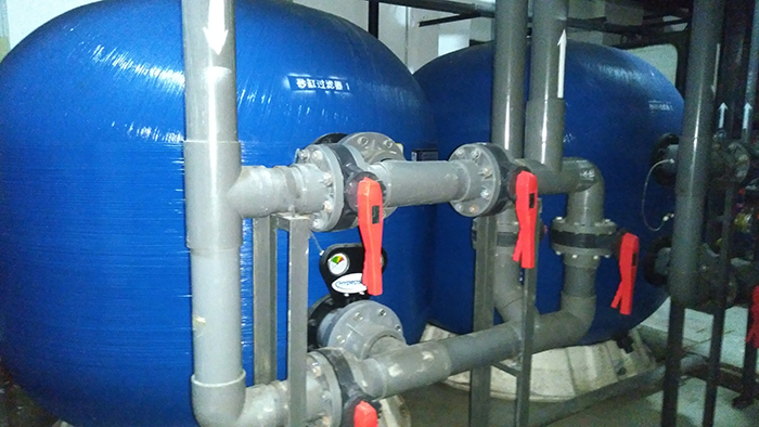 设备间之过滤沙缸