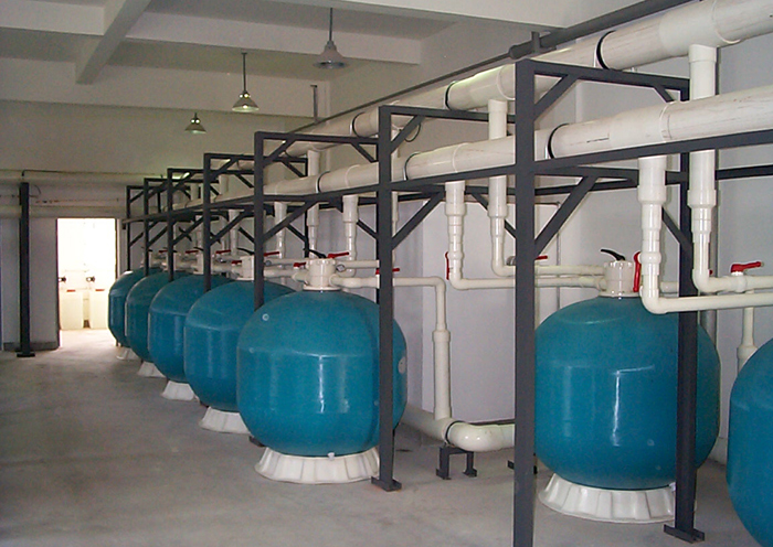 设备间之过滤沙缸