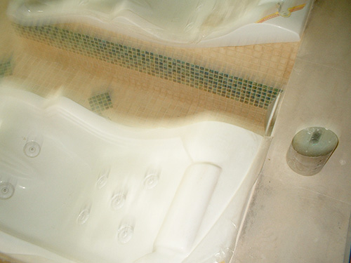 水疗按摩躺床实景