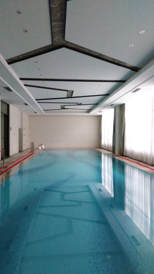 泳池池区效果之吊顶图