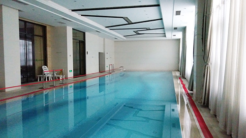 泳池池区整体效果之正面图