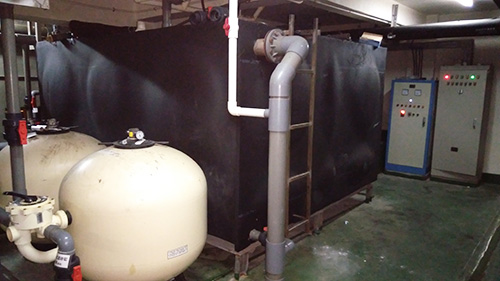 泳池设备之过滤沙缸及水箱