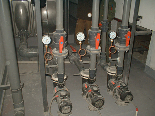 泳池设备间循环水泵